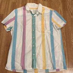 American Eagle Outfitters Multicolor Striped Shirt